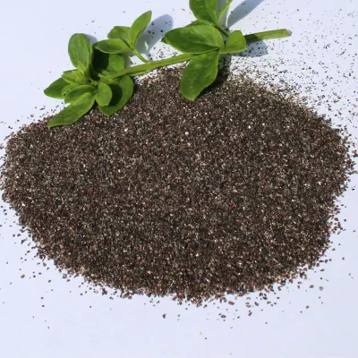 Óxido de aluminio marrón con chorro de arena de alta densidad