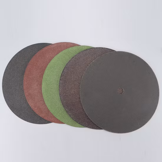 Muela abrasiva unida con resina de 100x6,0x22,2 mm para acero inoxidable