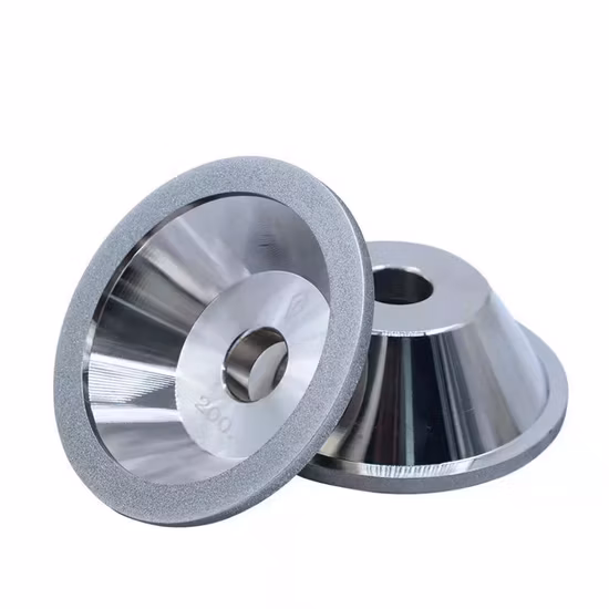Muela abrasiva de diamante Turbo de copa unida con resina para vidrio